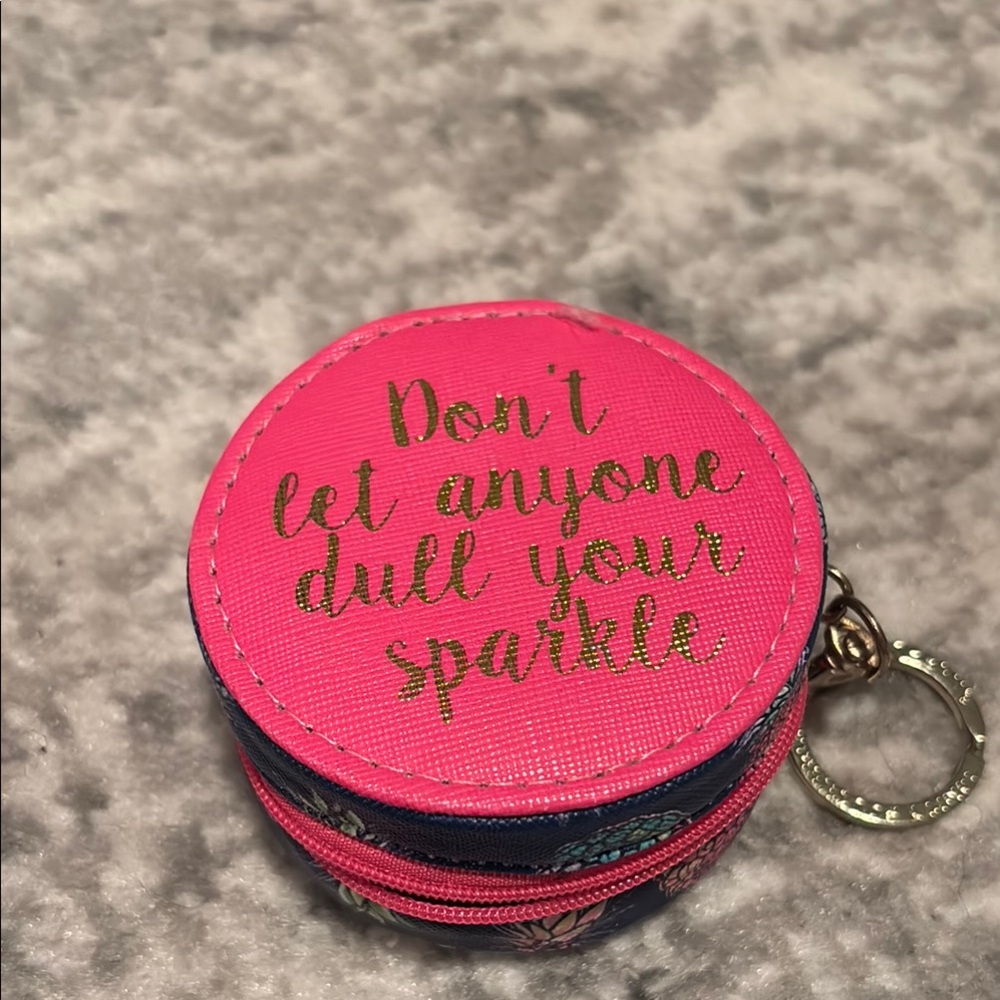 Pink Inspirational Coin Purse